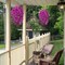 2 pcs Artificial Faux Bougainvillea Flowers Plants for Outdoor Outside Summer Decoration, Fake Silk UV Resistant Long Trailing Vines